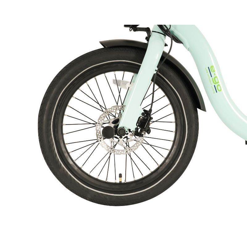 E-GoStepDuckEggFrontWheel in a white background.