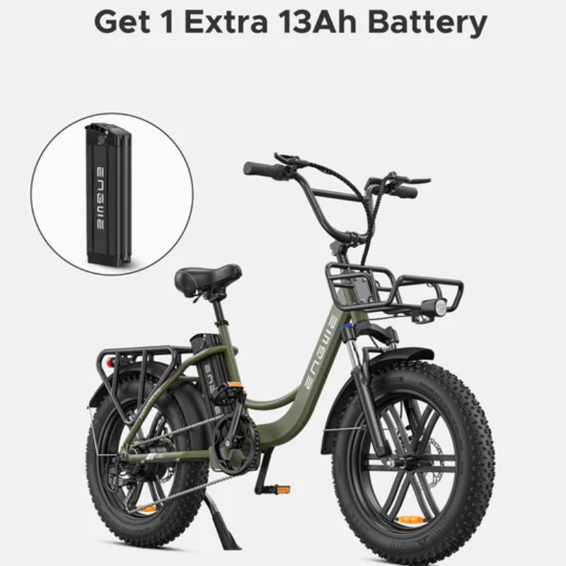 ENGWE L20 Step Through Fat Tyre Electric Bike 250W