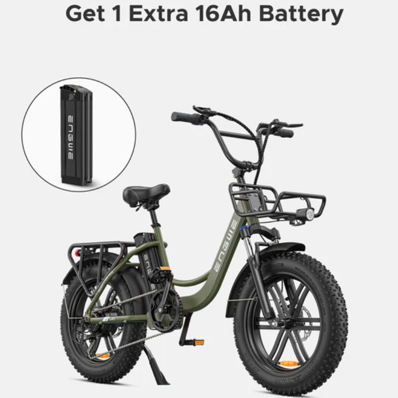 ENGWE L20 Step Through Fat Tyre Electric Bike 250W