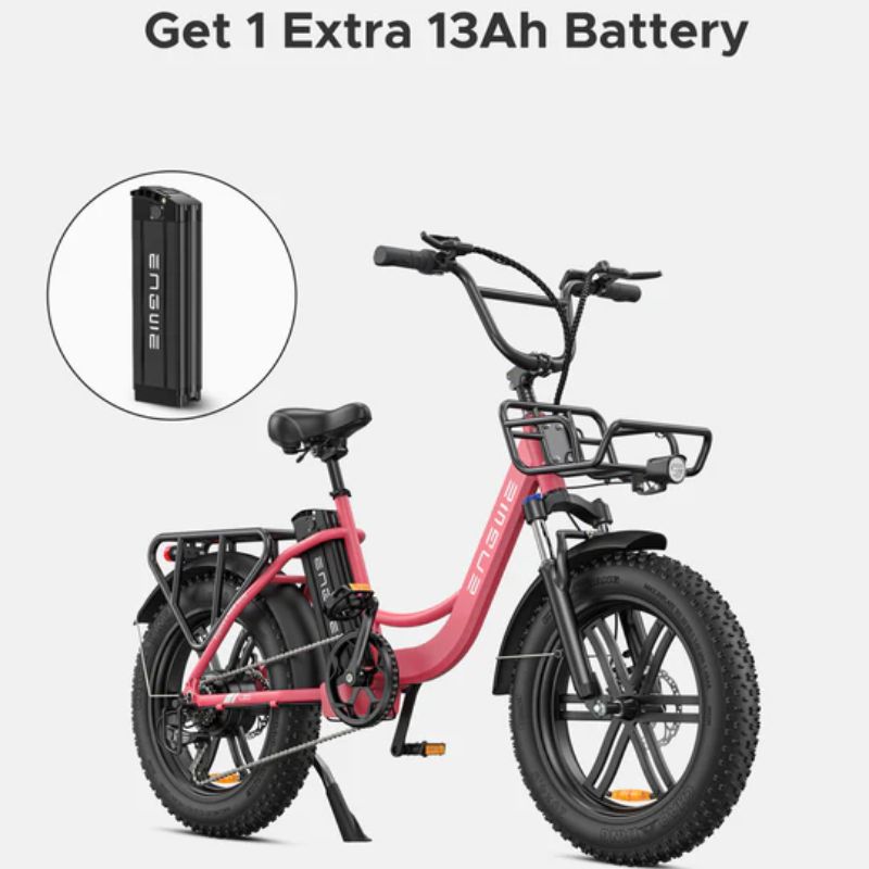 ENGWE L20 Step Through Fat Tyre Electric Bike 250W