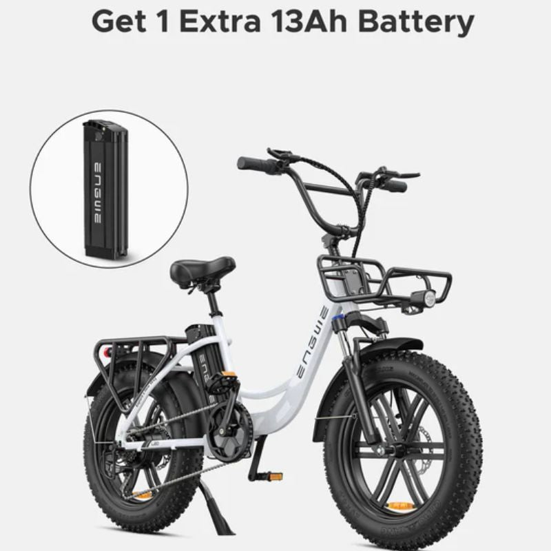 ENGWE L20 Step Through Fat Tyre Electric Bike 250W