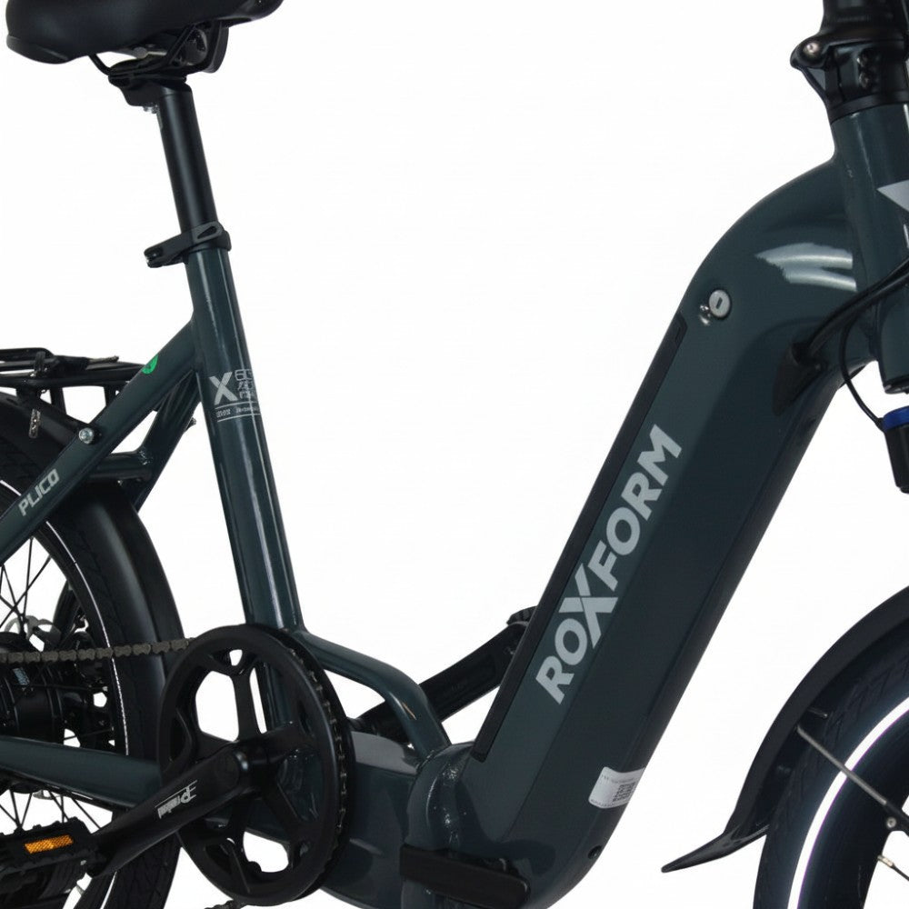Roxform-Plico-folding-ebike on a white background