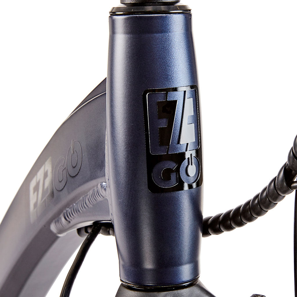 EZEGO Step NX 26"x16" Electric Bike Low Step Over Matt Metallic Blue 250w