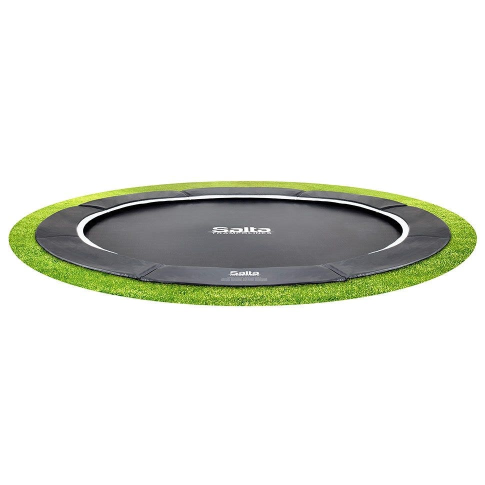 14ft Salta Royal Baseground Black Round Trampoline