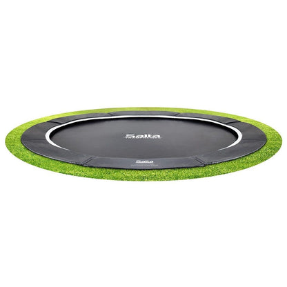 12ft Salta Royal Baseground Black Round Trampoline