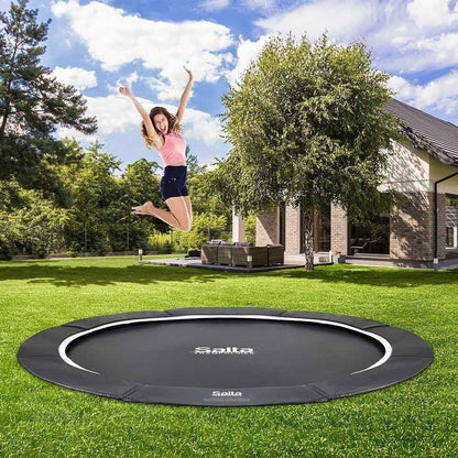 13ft Salta Royal Baseground Black Round Trampoline