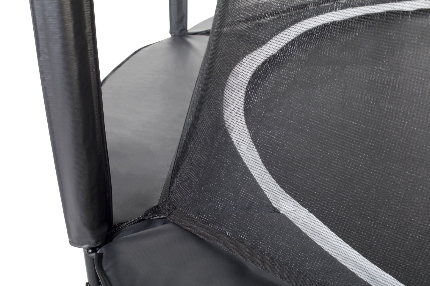 13ft Salta Black Royal Baseground Round Trampoline with Enclosure