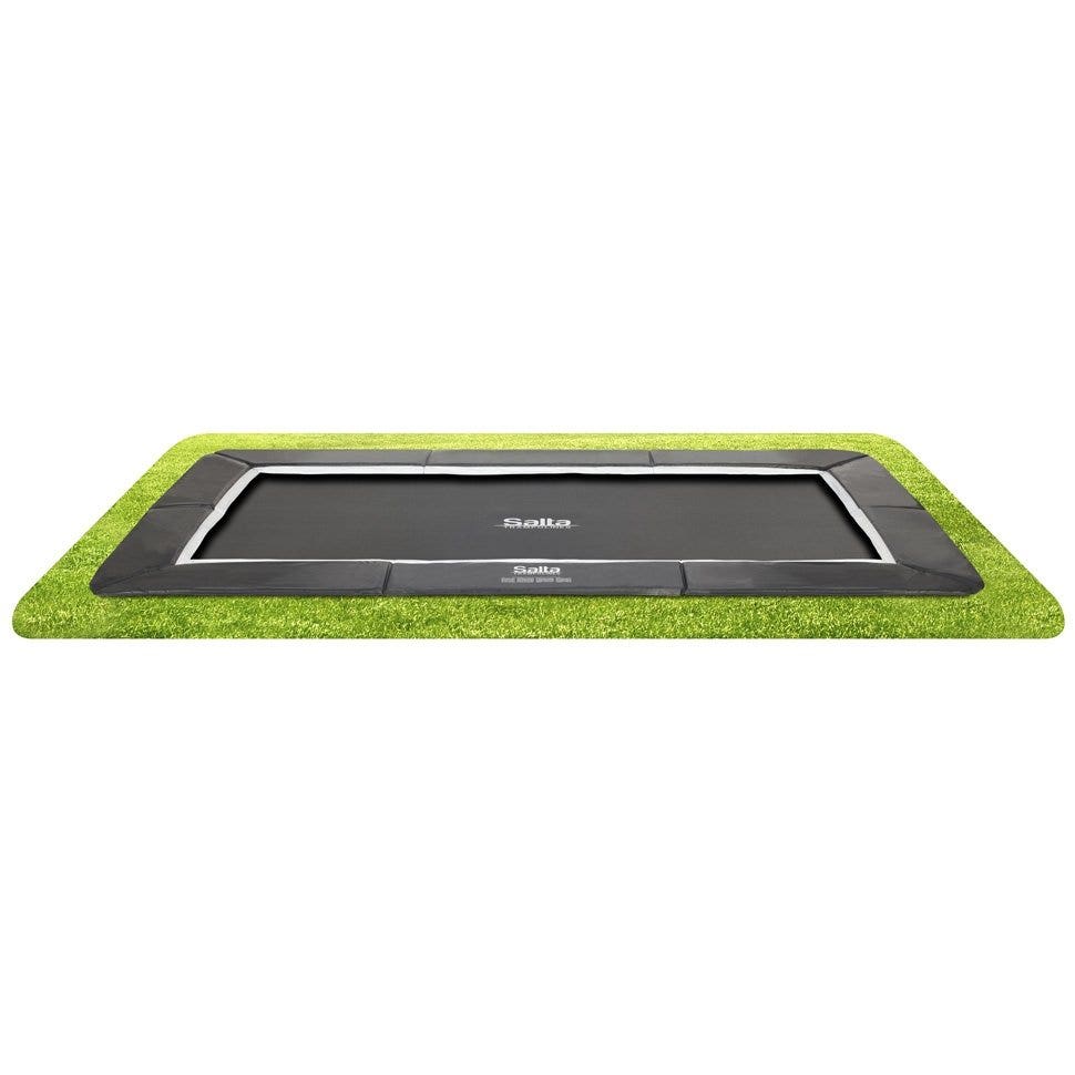 13ft x 8ft Salta Royal Baseground Black Rectangular Trampoline