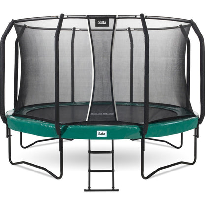 12ft Salta Green Round First Class Edition Trampoline with Enclosure
