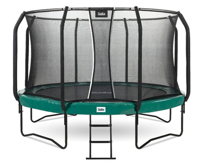 10ft Salta Green Round First Class Edition Trampoline with Enclosure