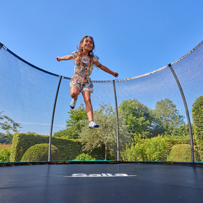 8ft 2" Salta Cosmos Round Trampoline with Enclosure