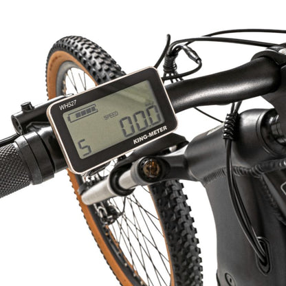ClaudButlerWrath2.0 LCD display on handlebar on a white background