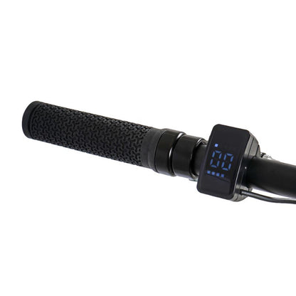 Claud Butler Ridge 1.0 LCD display and Black handlebar with textured grip on a white background