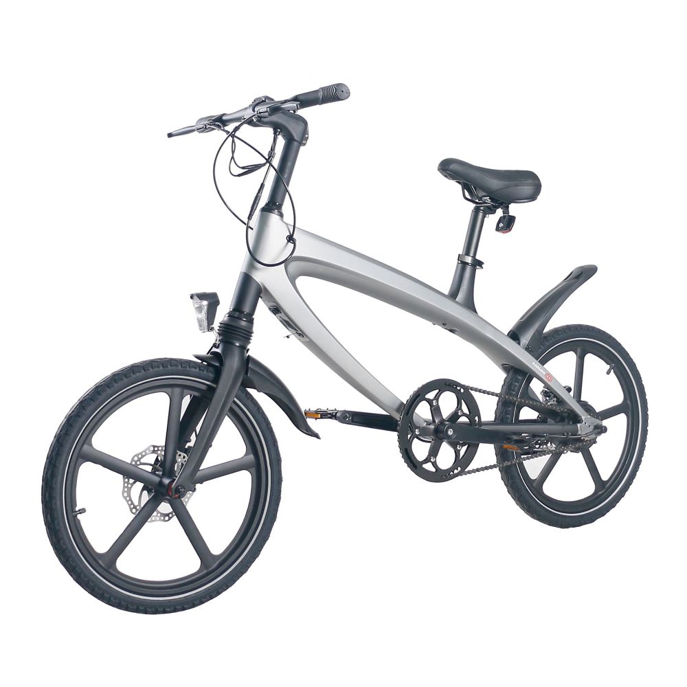 Cruzaa City e-bike gunmetal grey on a white background