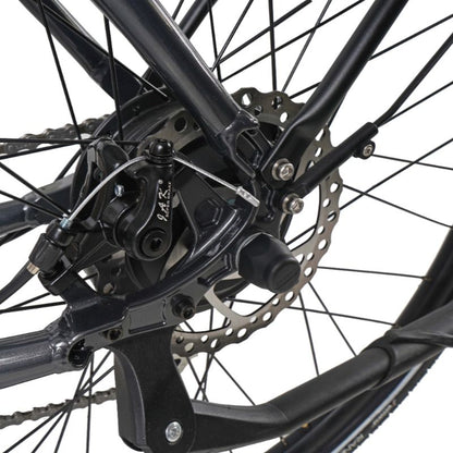 Dawes Scenic Crossbar ebike rear brake disk Close-up on a white background