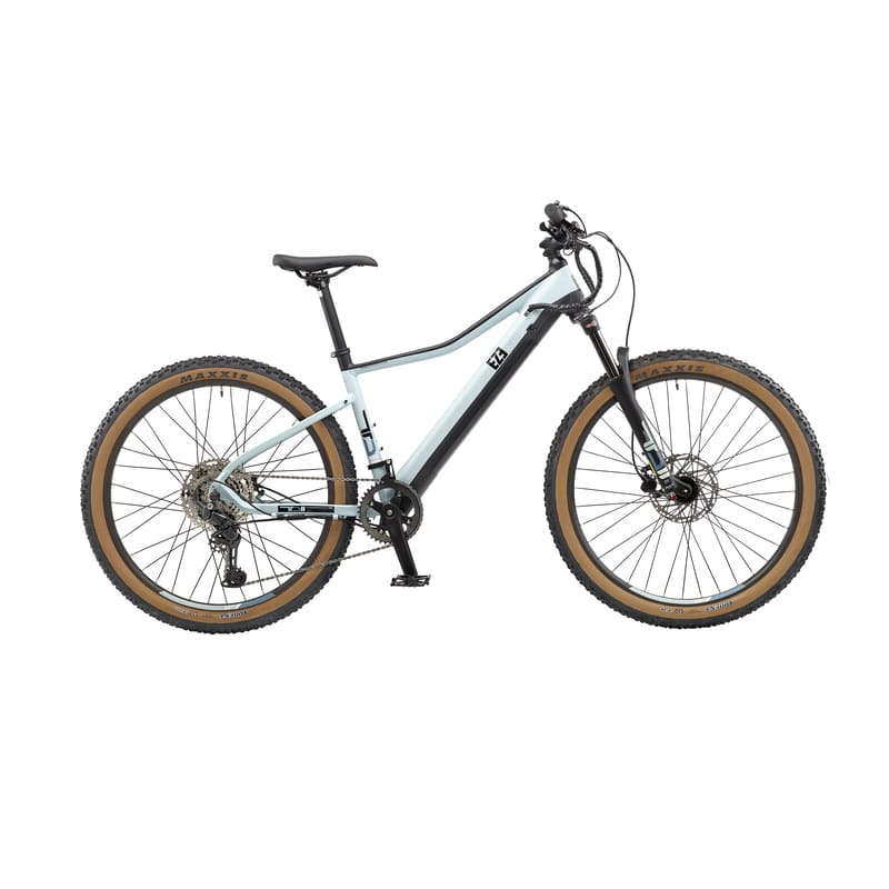 EZEGO Trail Destroyer II 15"/17"/19" Ice Blue Step Over Electric Bike