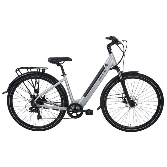 Falcon Horizon Low Step e-bike side view on a white background
