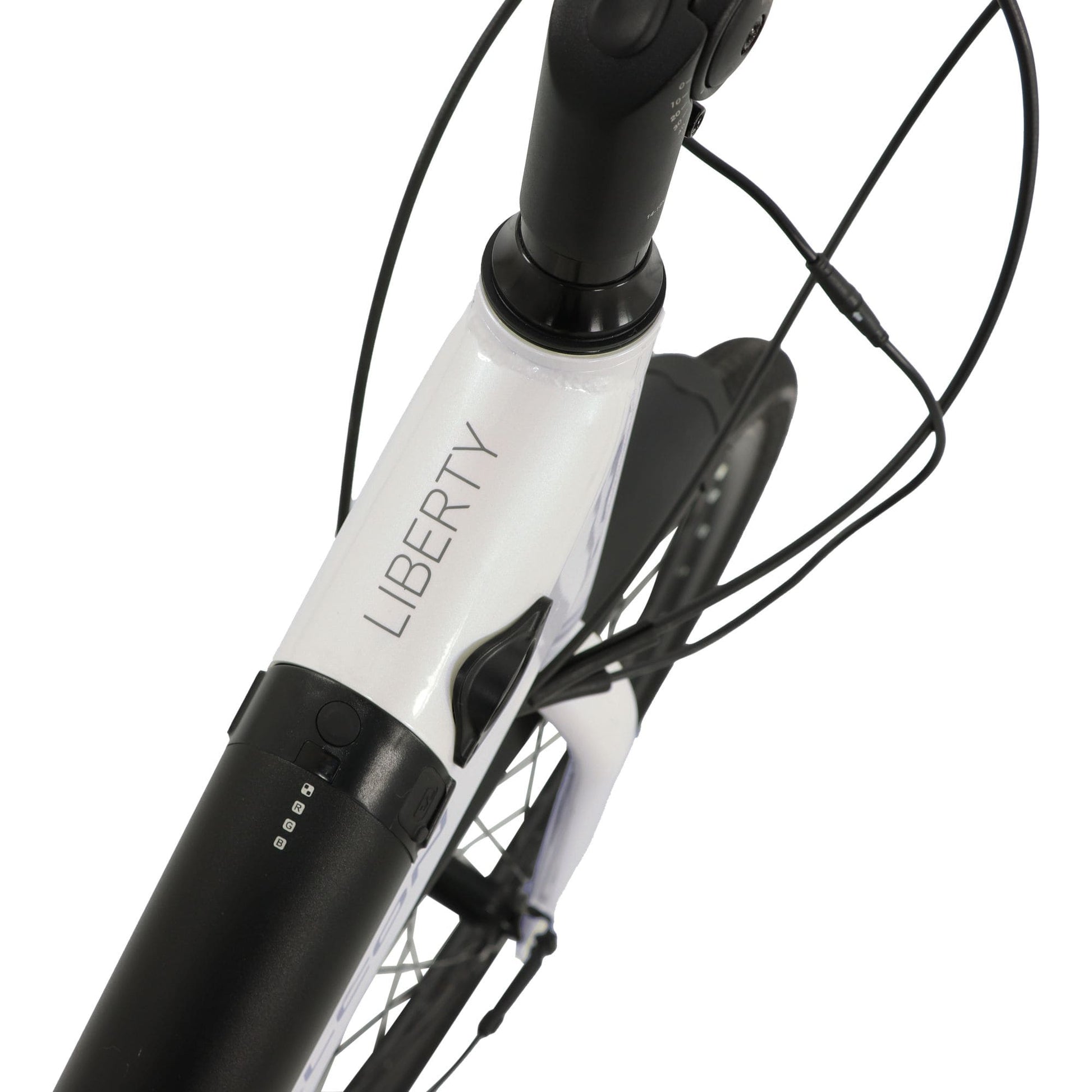 Falcon Liberty Hybrid Close-up with 'Liberty' branding on a white background