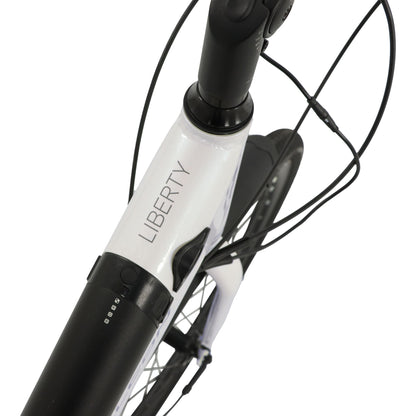 Falcon Liberty Hybrid Close-up with 'Liberty' branding on a white background