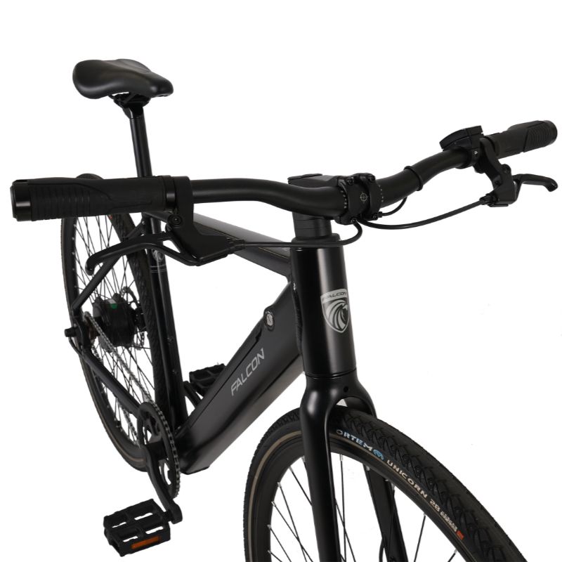 Falcon Zone Hybrid e-bike front view on a white background