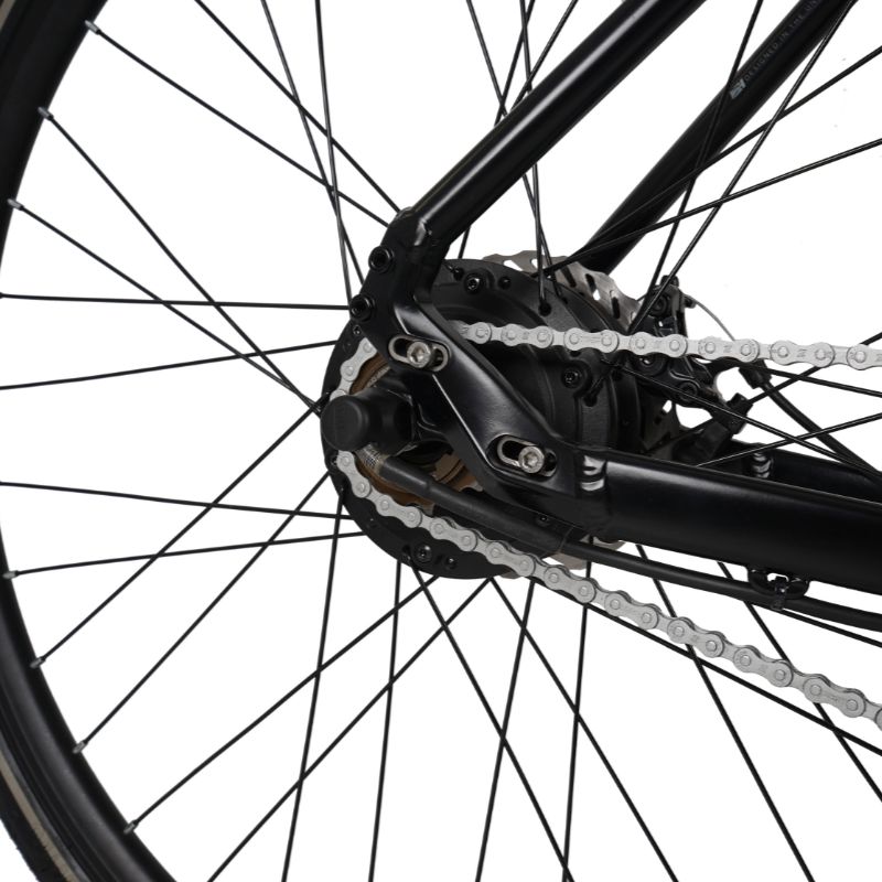 Falcon Zone Hybrid e-bike rear cassette Close-up on a white background