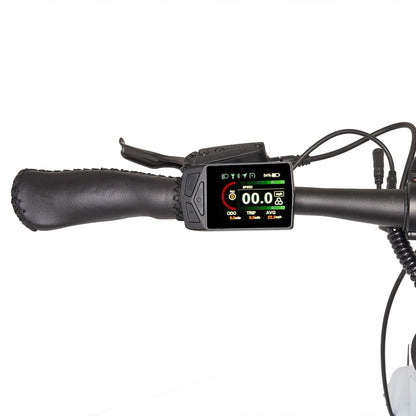 Hygge Losso Digital display on handlebar with a white background