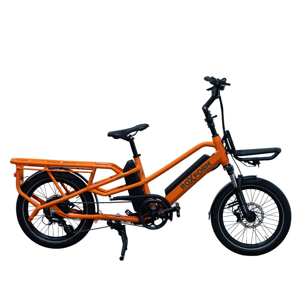 Roxform Porto L orange side view on a white background