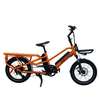 Roxform Porto L orange side view on a white background