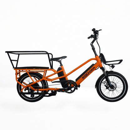 Roxform Porto L orange with caboose side view on a white background
