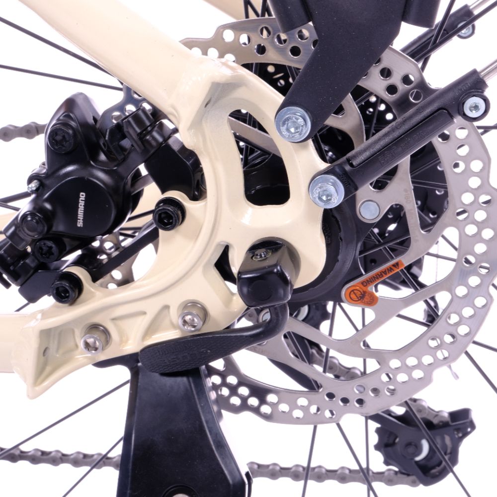 Roxform_Stride_L_e-bike disk brakes Close-up on a white background