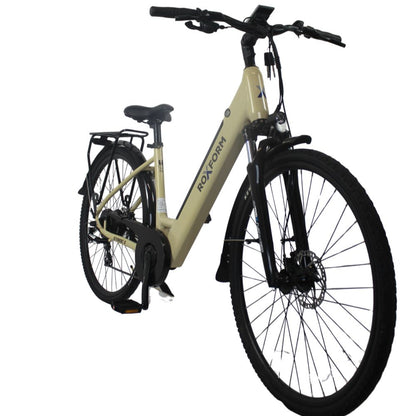 Roxform Stride S Plus e-bike ivory angled