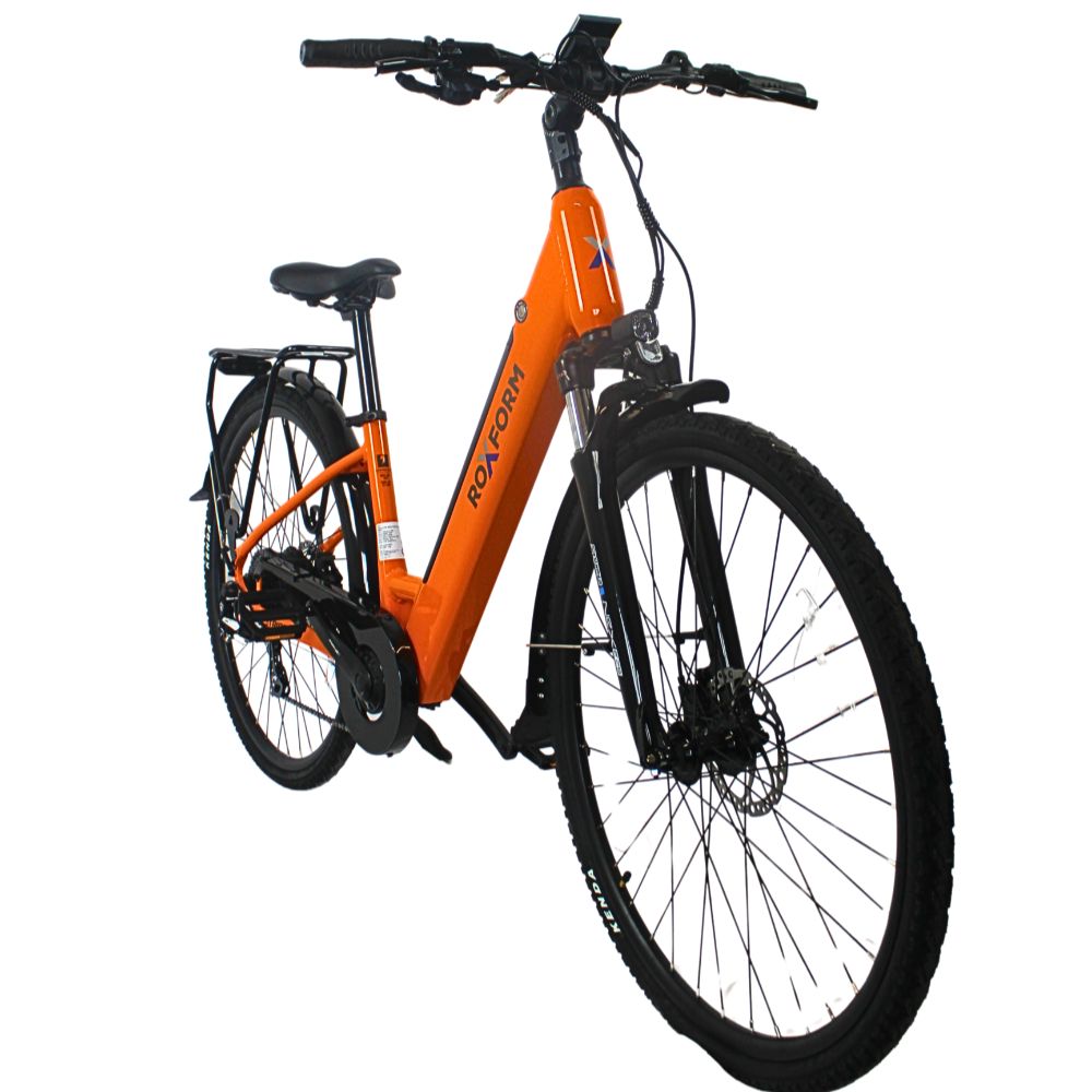 Roxform Stride S Plus e-bike orange angled