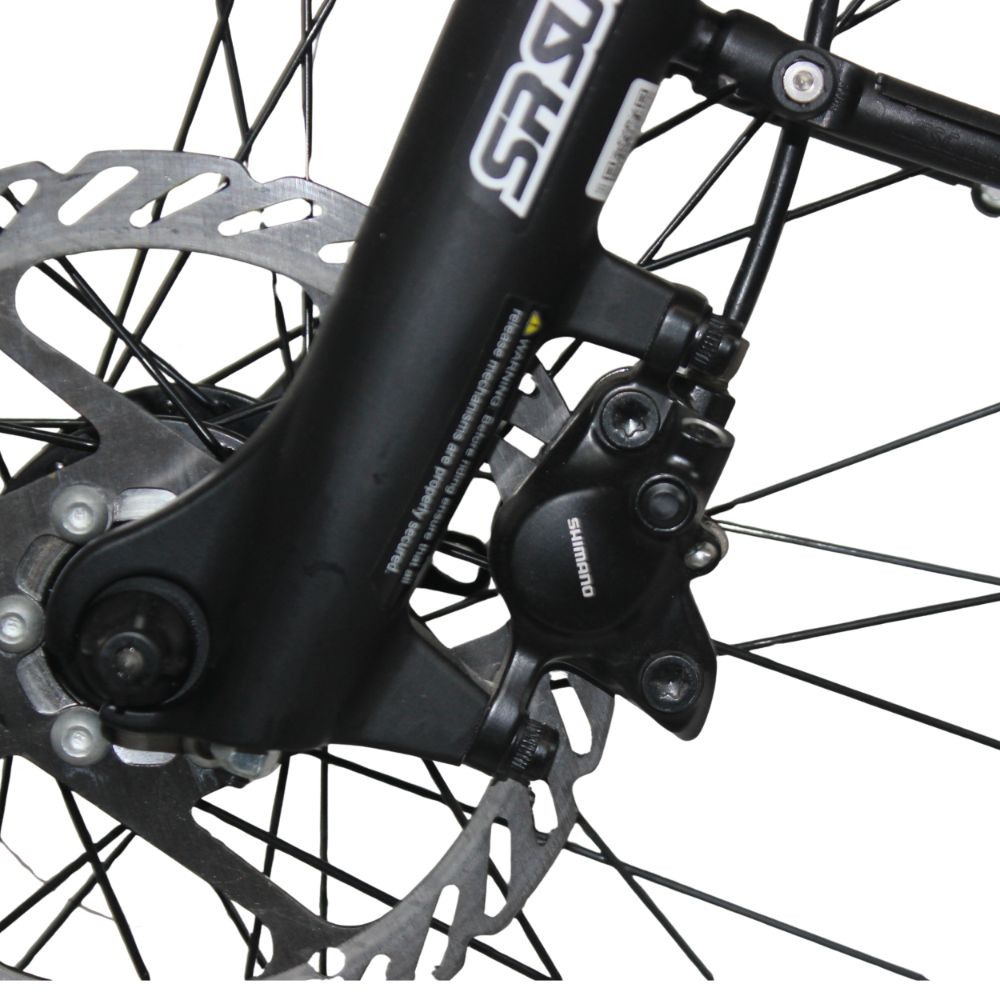 Roxform_Stride_S_e-bike_disk brakes Close-up on a white background