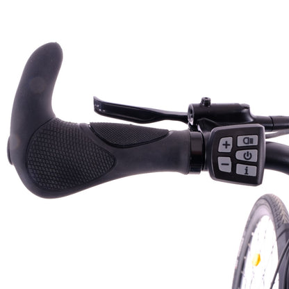 Roxform Valor L e-bike handlebar with control buttons on a white background