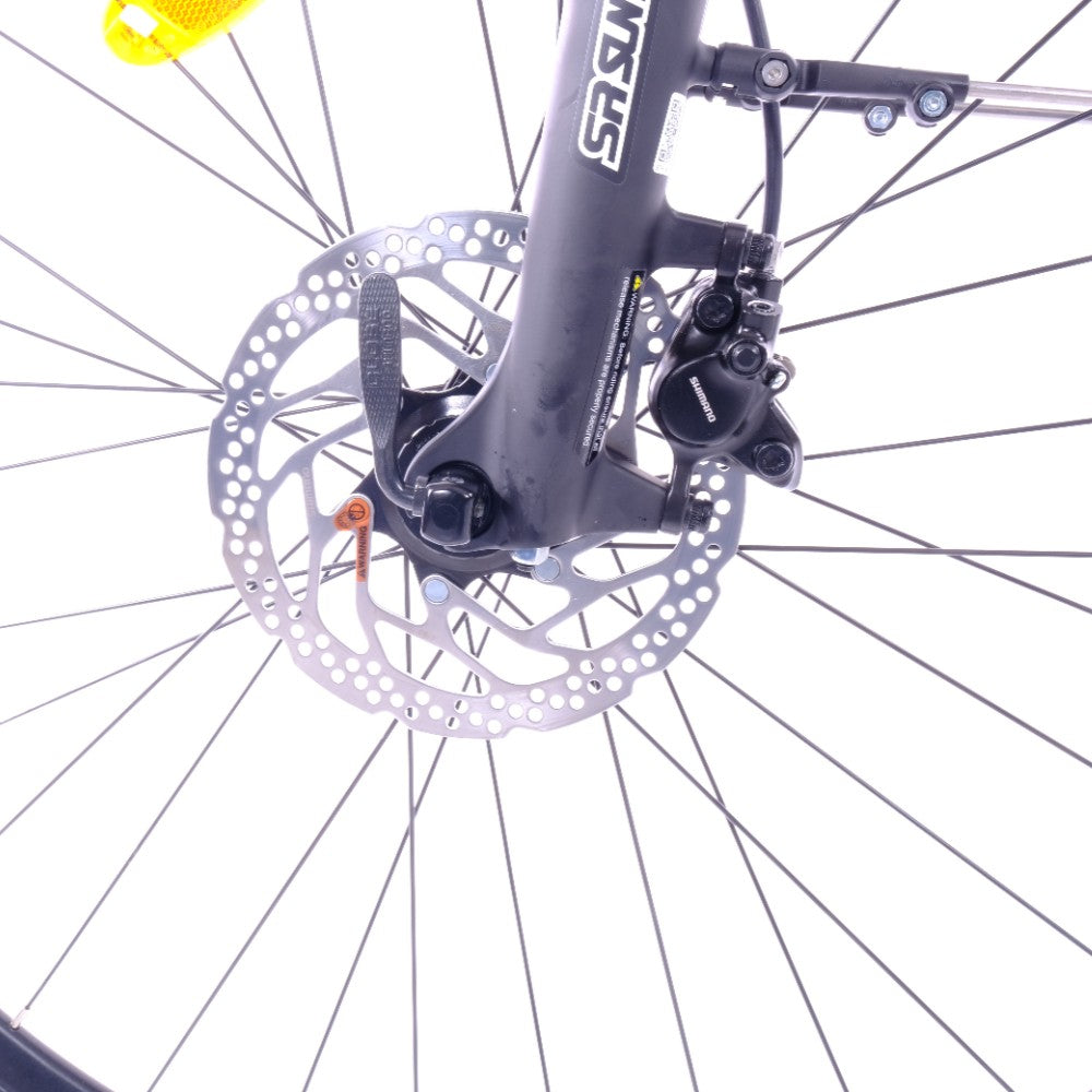 Roxform Valor L e-bike front disk brake Close-up on a white background
