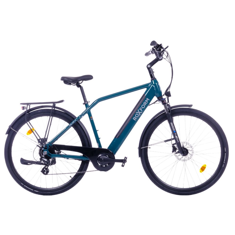 Roxform Valor S e-bike green teal side view