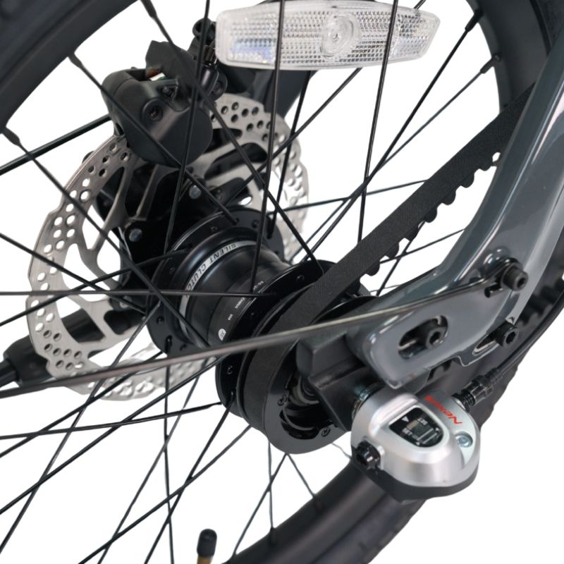 e-go CarbonLite3S rear wheel hub gears on a white background