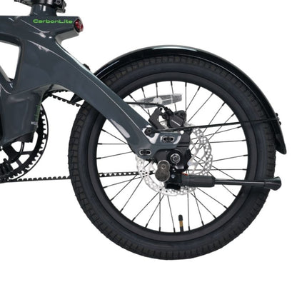 e-go CarbonLite3S rear wheel with kickstand